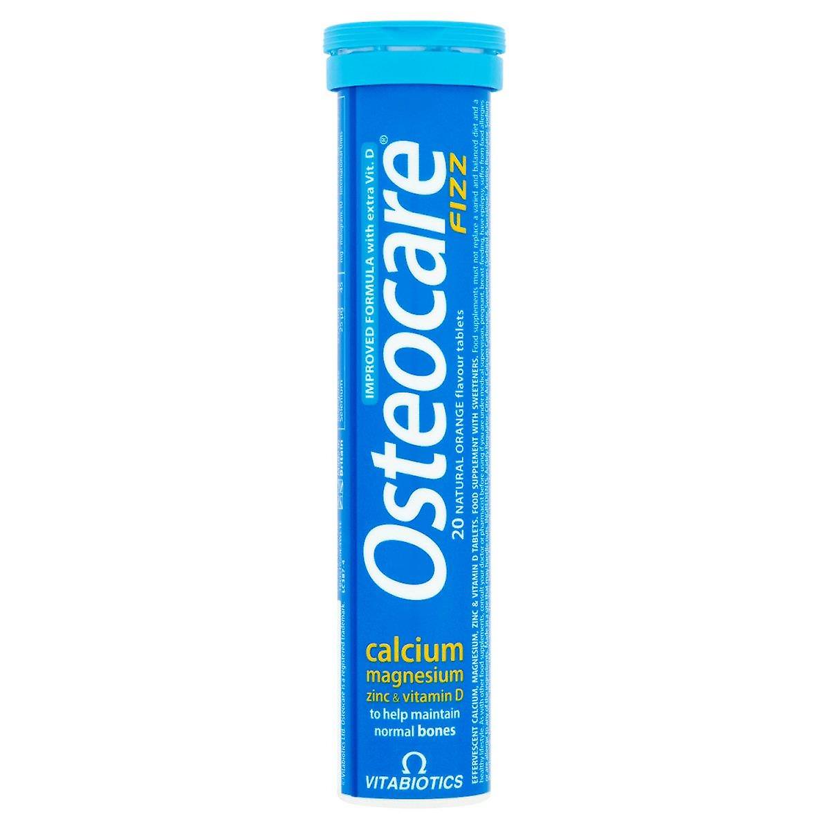 Vitabiotics Osteocare Fizz - 20 片天然橙味片剂