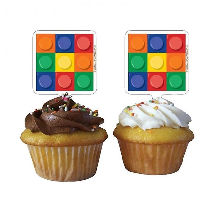 Creative Converting Building Block Cake Topper