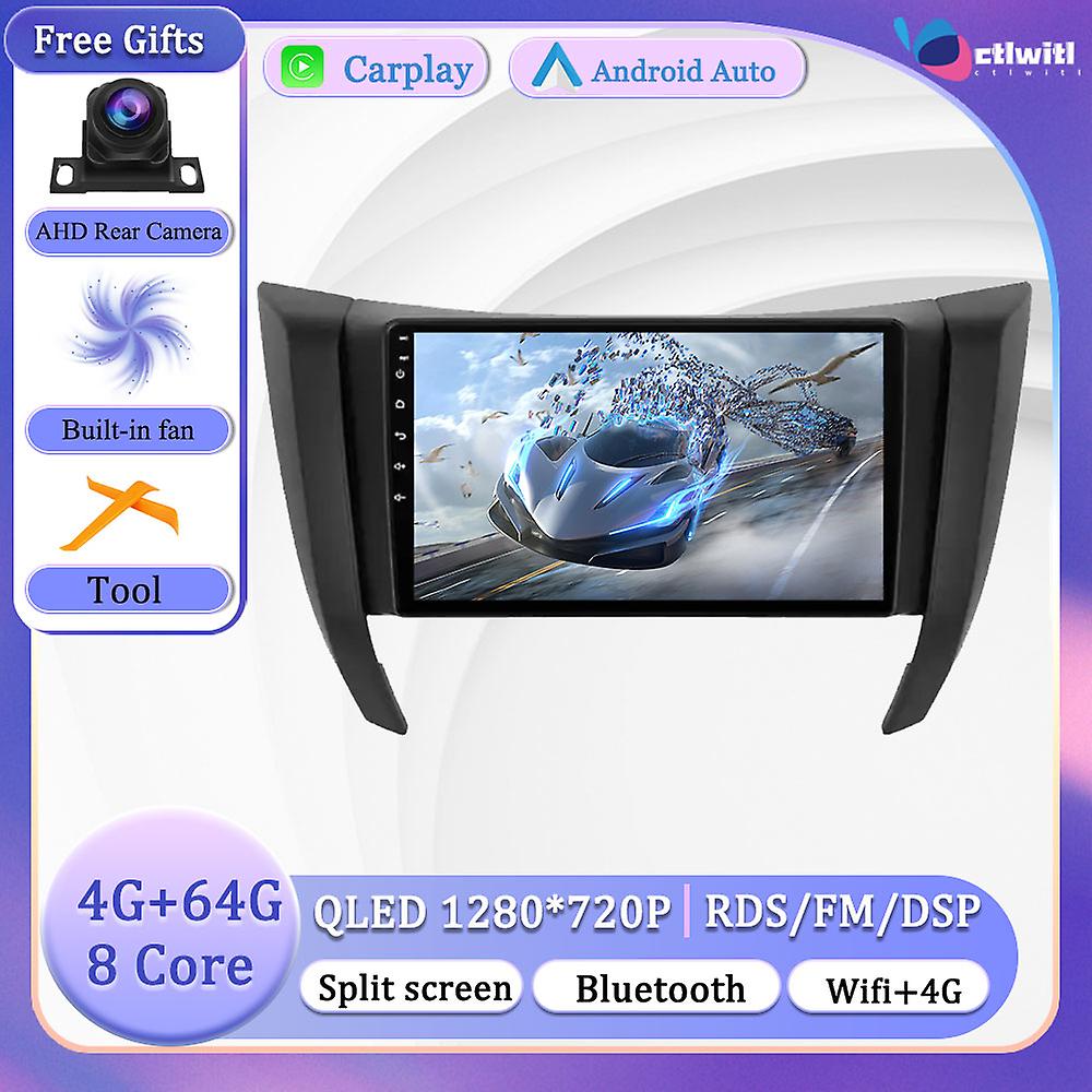 Android 13 For Nissan Navara D23 Iv 4 2014 - 2021 Touch Screen Carplay Radio Navigation Autoradio Videp Player Multimedia