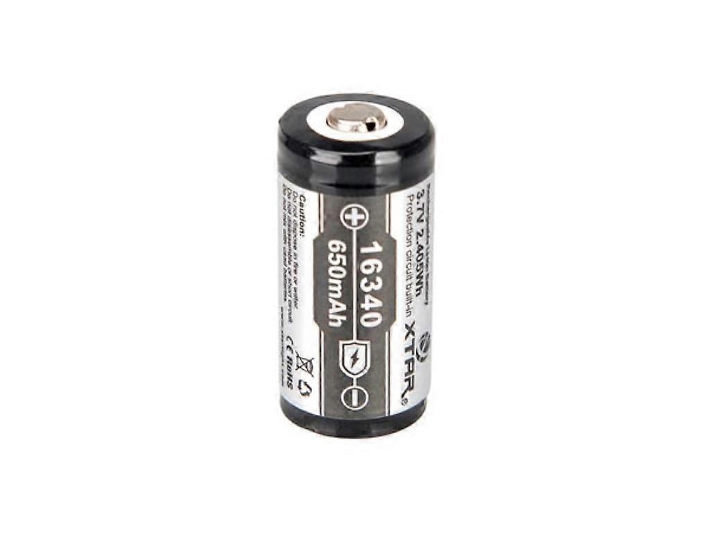 Xtar - OPLAADBARE LITHIUM-ION BATTERIJ 3.7 V - 650 mAh - 16340