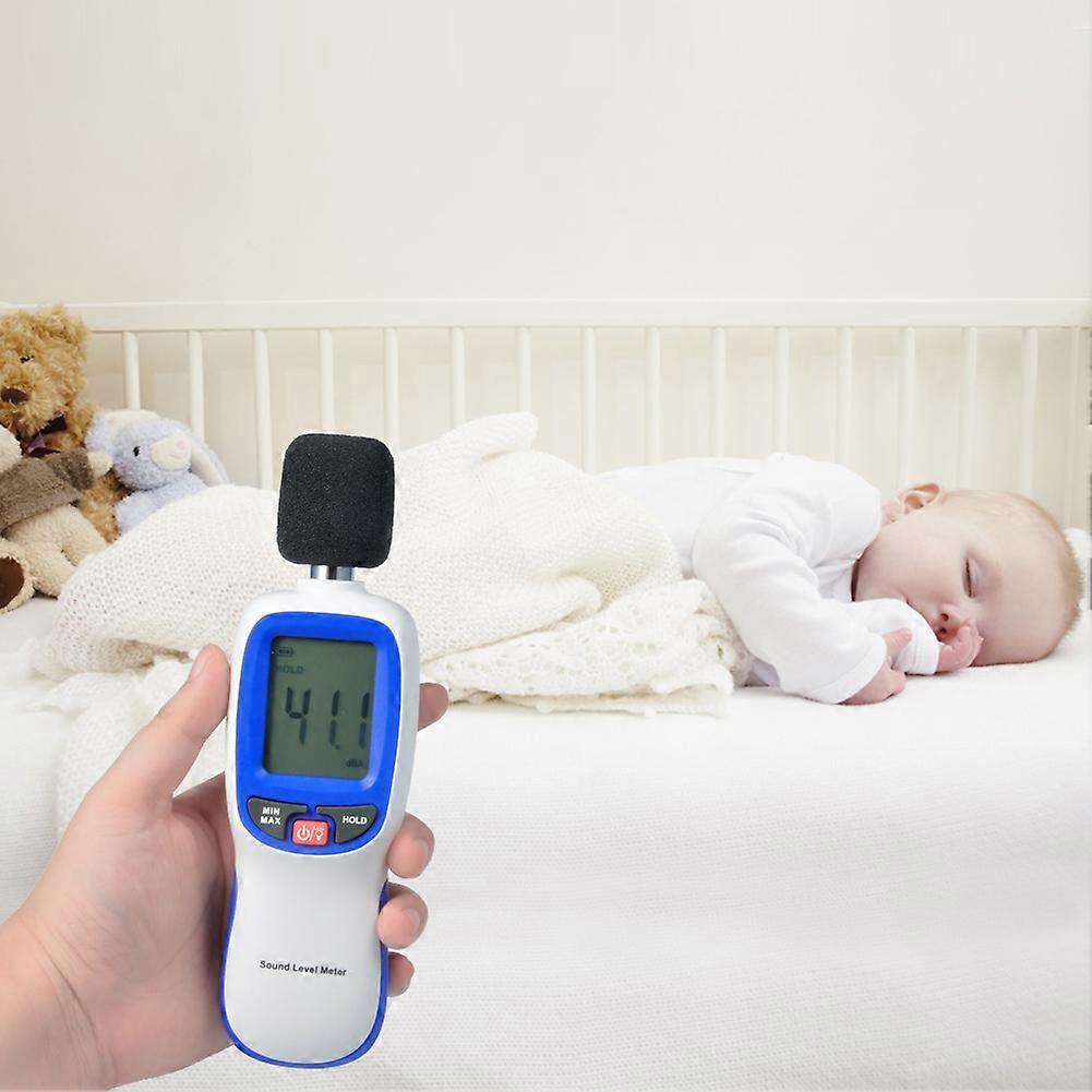 Ejoyous Portable Sound Level Meter 30-130dBA, LCD, 6.97"x2.2"x1.4"