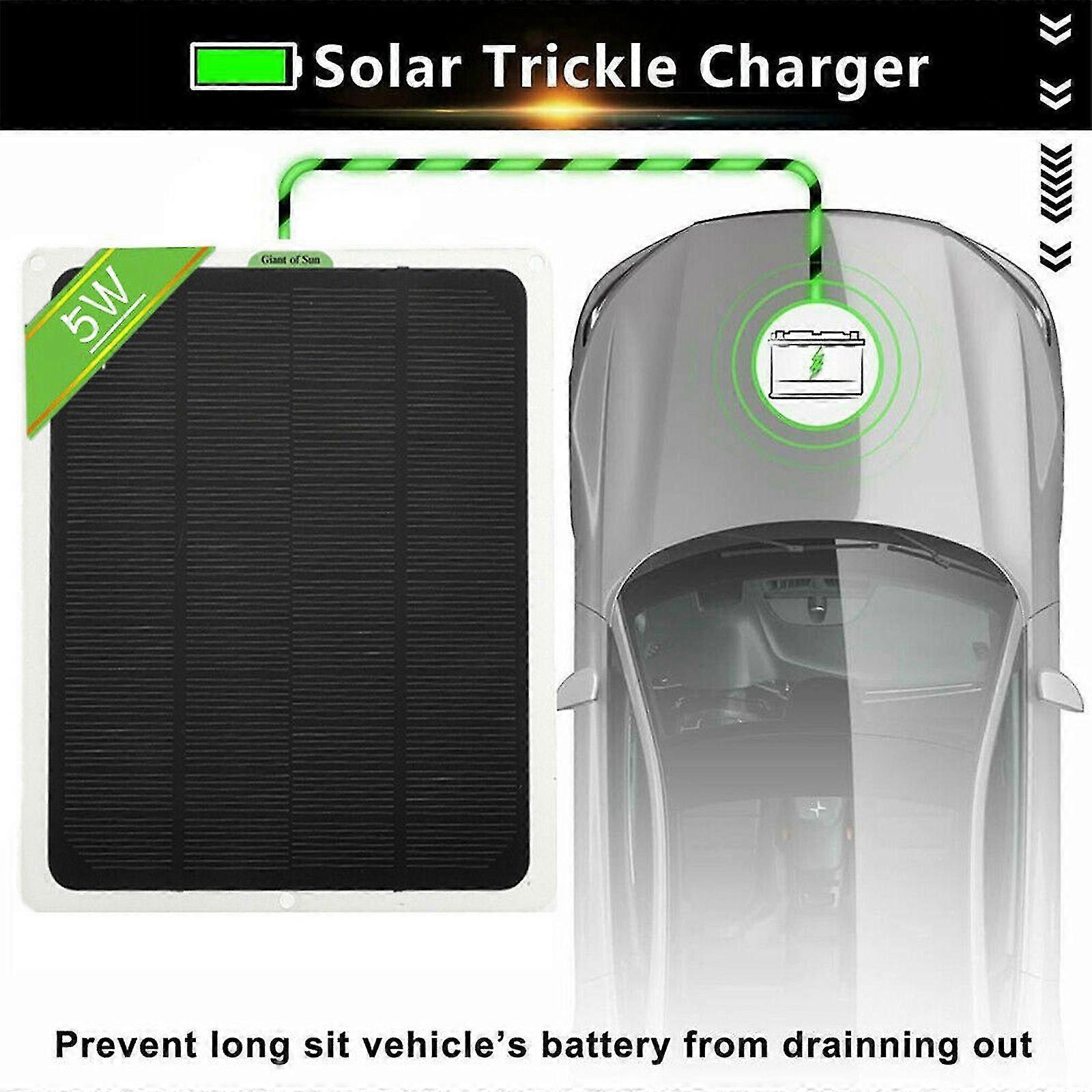 thumbnail interactive-video image 1 of 30W Flexible Solar Panel Kit: 12V Trickle Charger & Maintainer For Car, Boat, RV, Camping 1 of 5