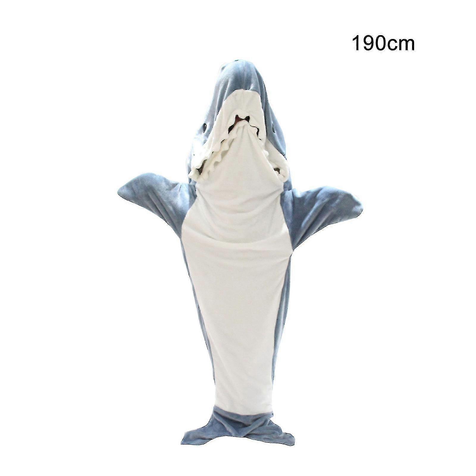 Promotion-shark Blanket Hoodie Adult - Shark Onesie Adult Wearable Blanket Super Soft Cozy