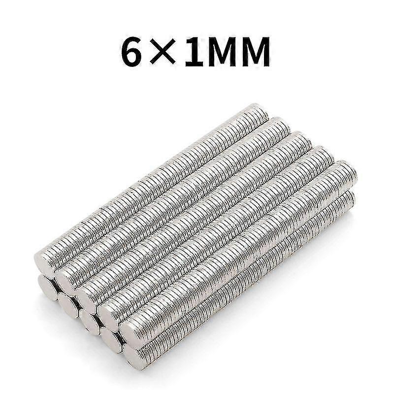 קוטר מגנט חזק עגול 6 x 1 מ"מ עובי מגנט מגנט חזק מגנט חזק