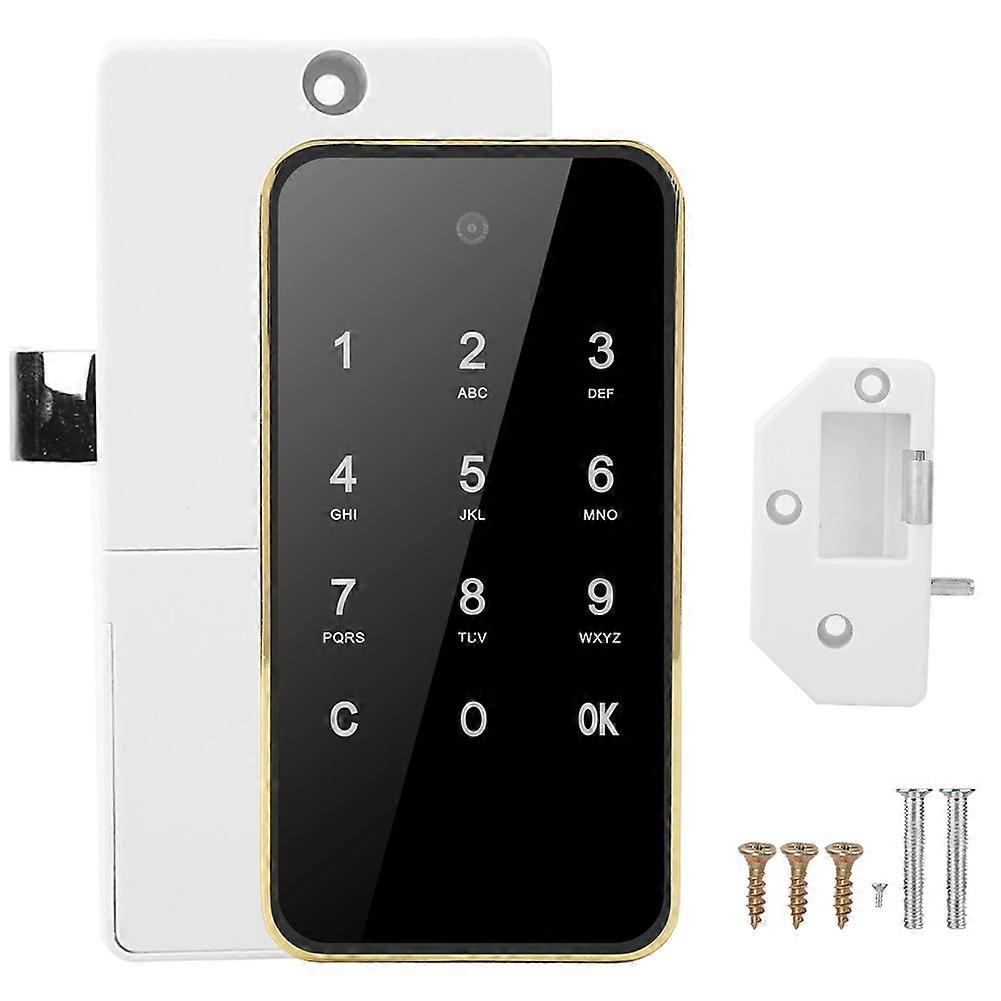 Electronic Password Lock Smart Keyless Digital Touch Screen For File Cabinet Locker Saunagold
