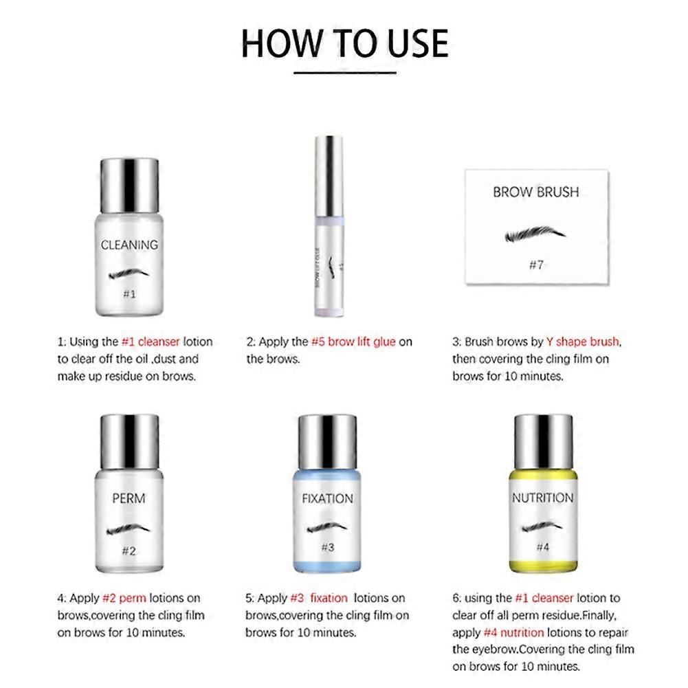 Brow Lamination Kit Professional Eyebrow Lift Kit Eyebrow Pomade Easy to Use Long Lasting for Eyebrow Salon at Home New