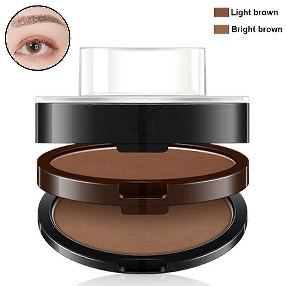 Eyebrow Stamp with Brow Brush - Quick and Natural Brow Makeup Tool