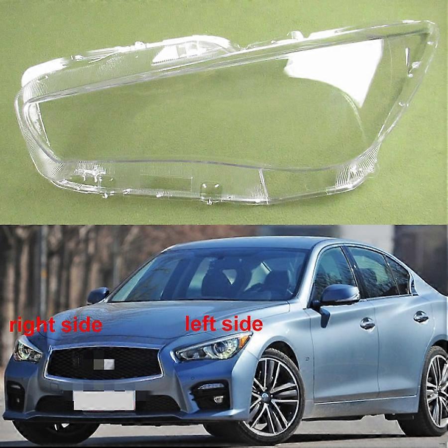 For Infiniti Q50 Q50L 2013-2019 Transparent Lamp Shell Lampcover Plexiglass Replace