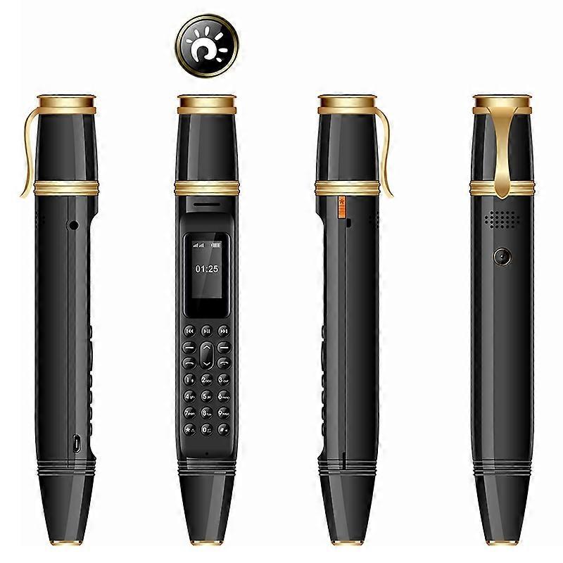 BM111 0,96 polegadas Pen Shape Mini Celular Dual SIM Dual Standby Celular - Preto