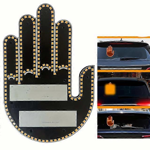 Funny Hand Lamp Gesture Light Car Signs Finger Light