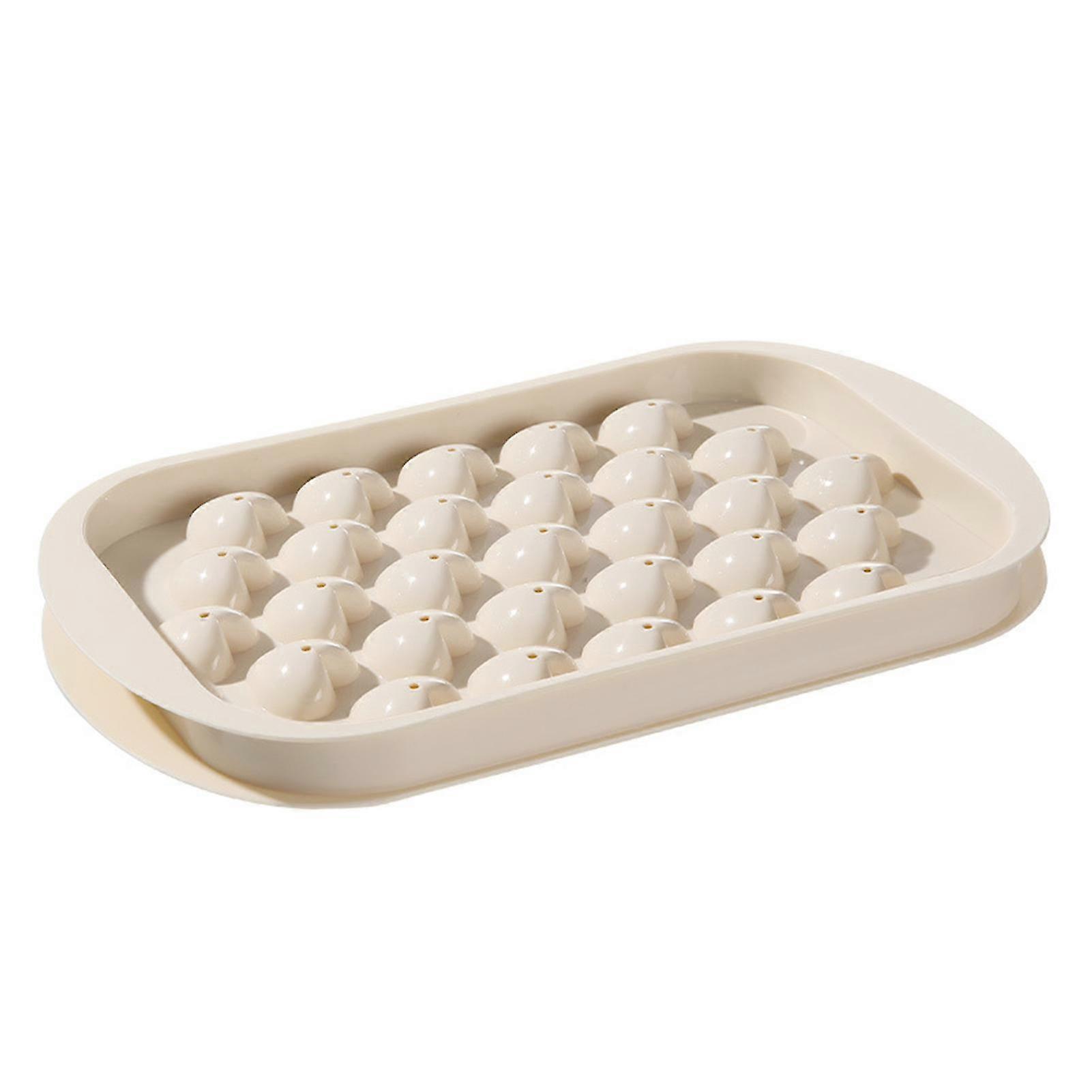 Donut/heart Shape Ice Making Mould Set Reusable Stencil With Top Drain Hole With Lid For Whiskey 29/6-gridvv