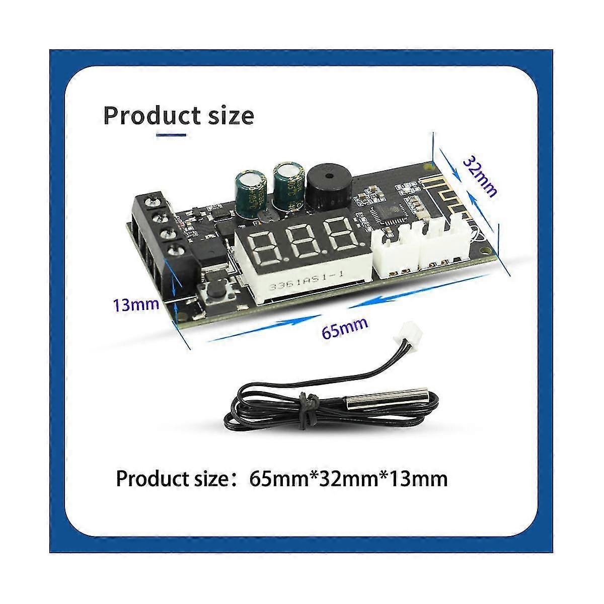 Remote Wifi Thermostat High Precision Temperature Controller Module Cooling And Heating App Collect