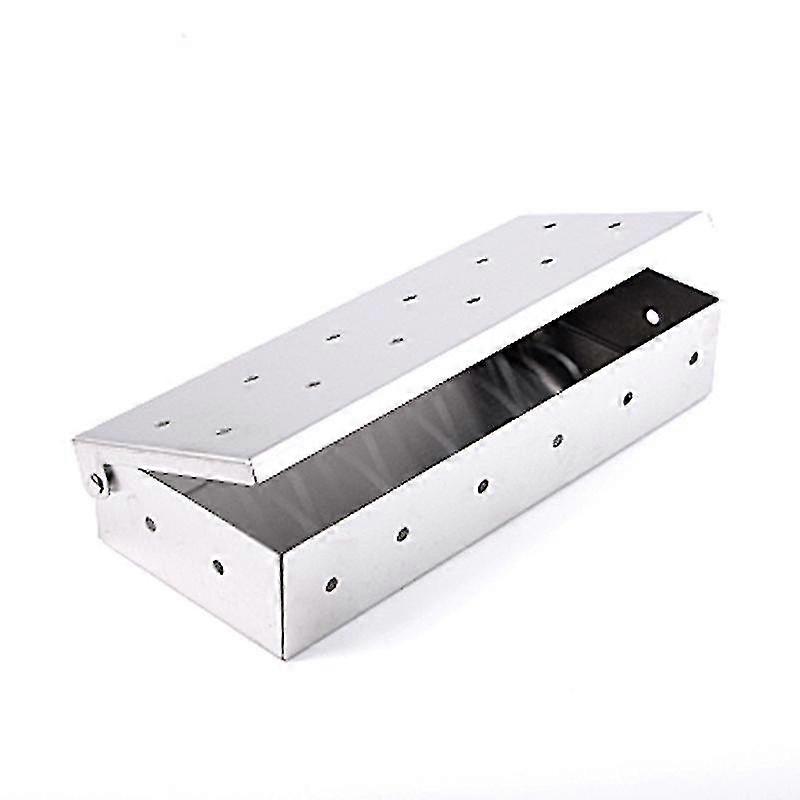 Barbecue Utensils-smoked Barbecue Box(1 Pcs, Silver)