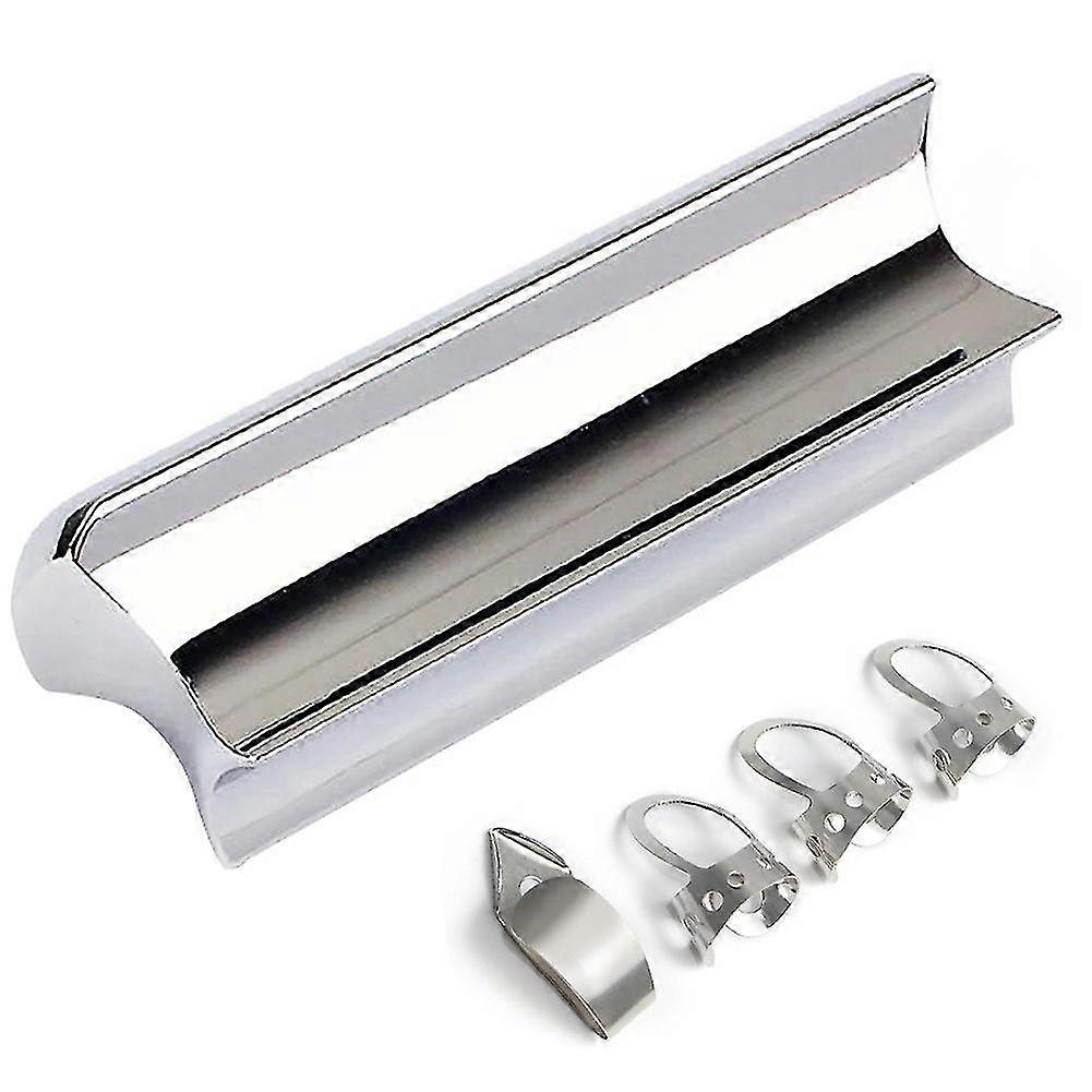 Rostfritt stålgitarrsläde för Dobro, Lap Steel-gitarr, Hawaii-gitarr, elgitarr