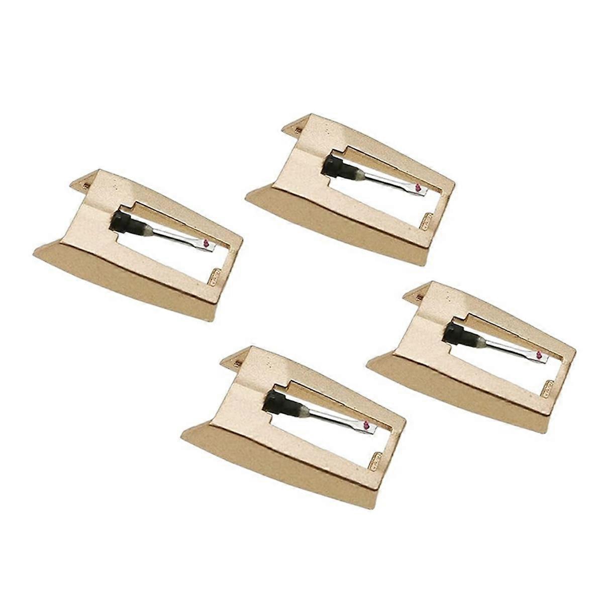 4PCS Record Player Needle, Upgraded Golden Record Needles Stylus Replacement for ,, Turntable