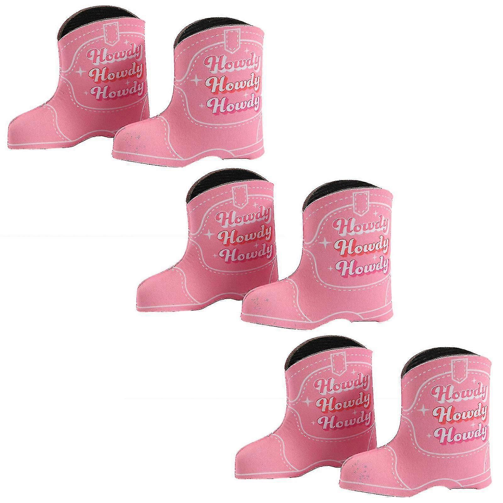 Cute Boot Drink Holder Insulated Can Cover, 6/12pcs Beer Bottle Sleeve For Party