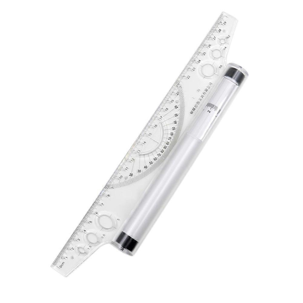 Rolling Parallel Ruler 30cm Protractor Professional Technical Drawing Design Examination