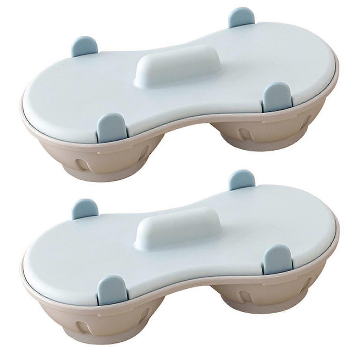 Microwave Steamed Egg Mold Microwave Steamer Container Steamed Egg Box Eggs Blue