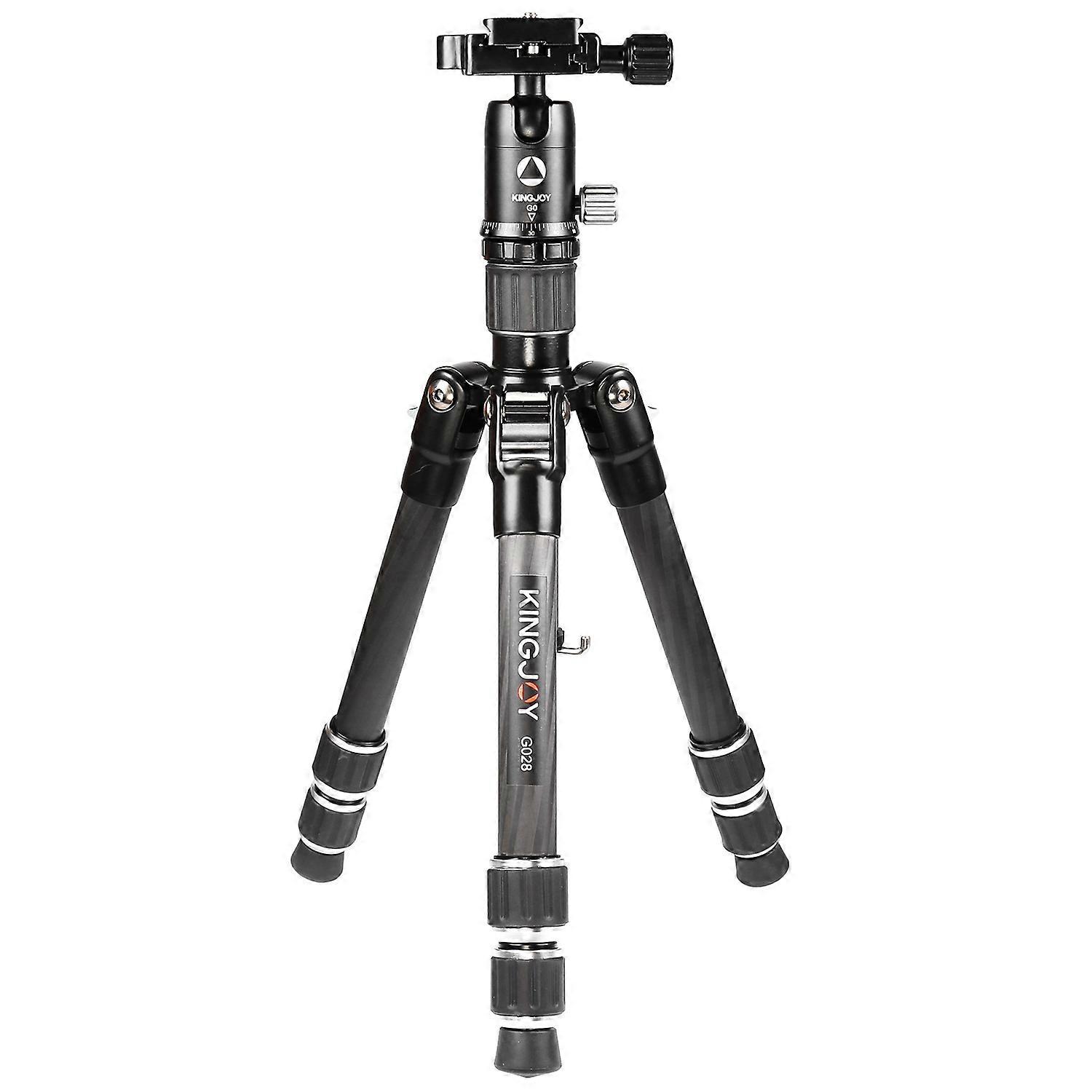 Portable Carbon Fiber Tripod Stand with Quick Release Plate Locking Knob Professional Multi-Function Tripod