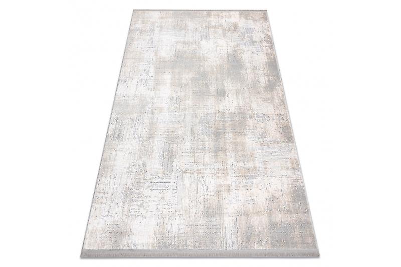 Modern carpet TULS structural, fringe 51231 Vintage ivory / grey