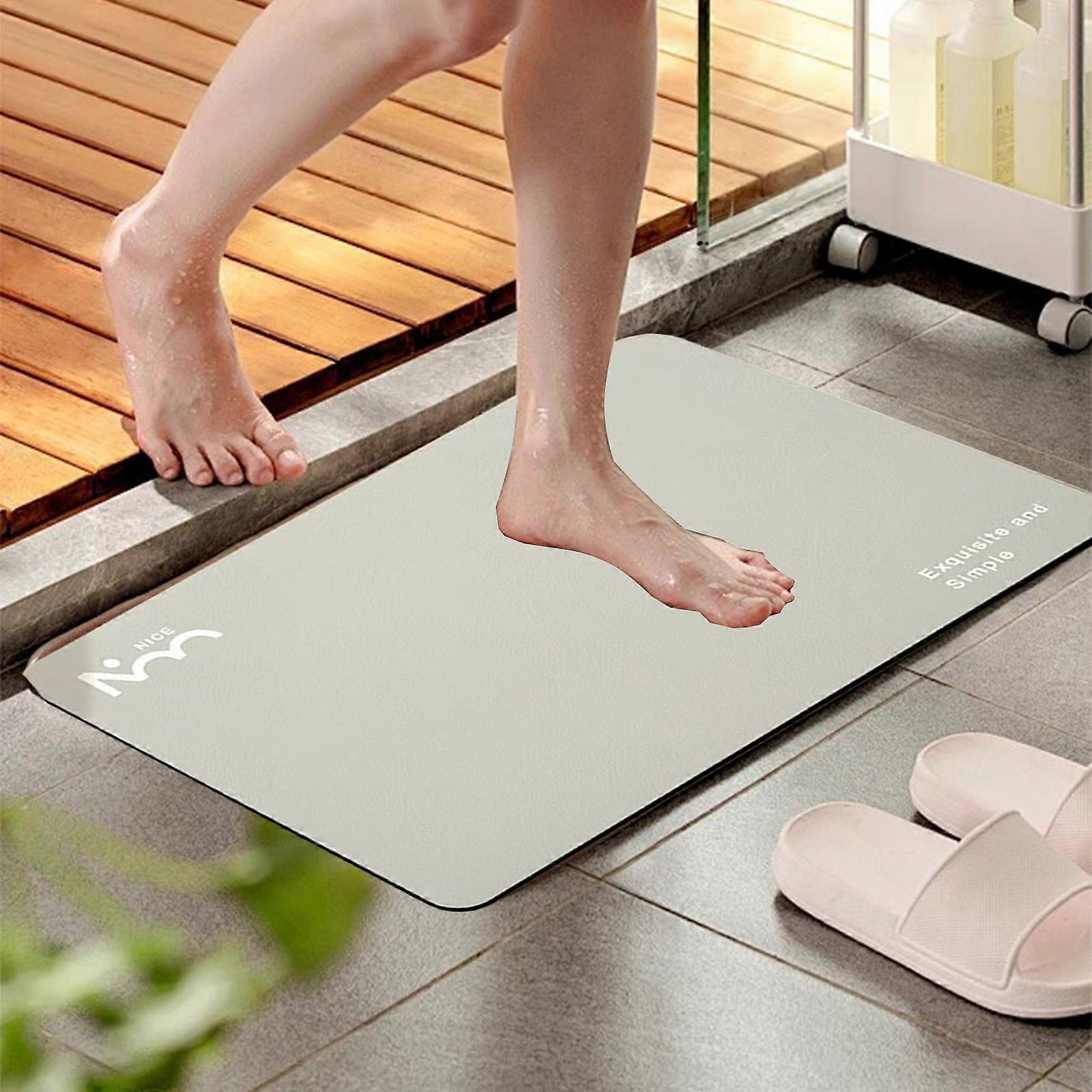 Vettä imevä ja nopeasti kuivuva kylpyhuone piilevä mutalattiamatto kylpyhuone wc yleinen tahra pitkäkestoinen liukumaton matto ovimatto koti FLYE241009