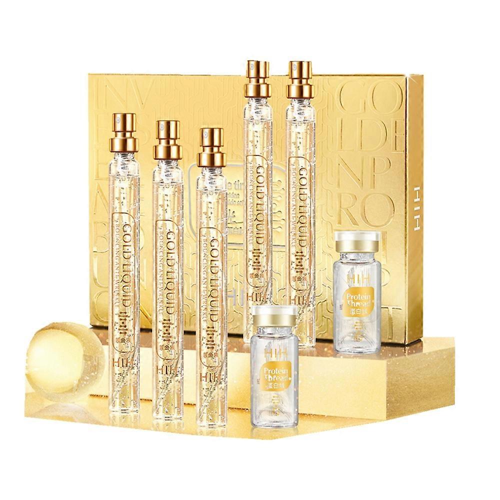 7x الببتيد الكولاجين جوهر كيت مكافحة الشيخوخة نانو فورية جوهر ملء جوهر مجموعة ترطيب العناية بالبشرة