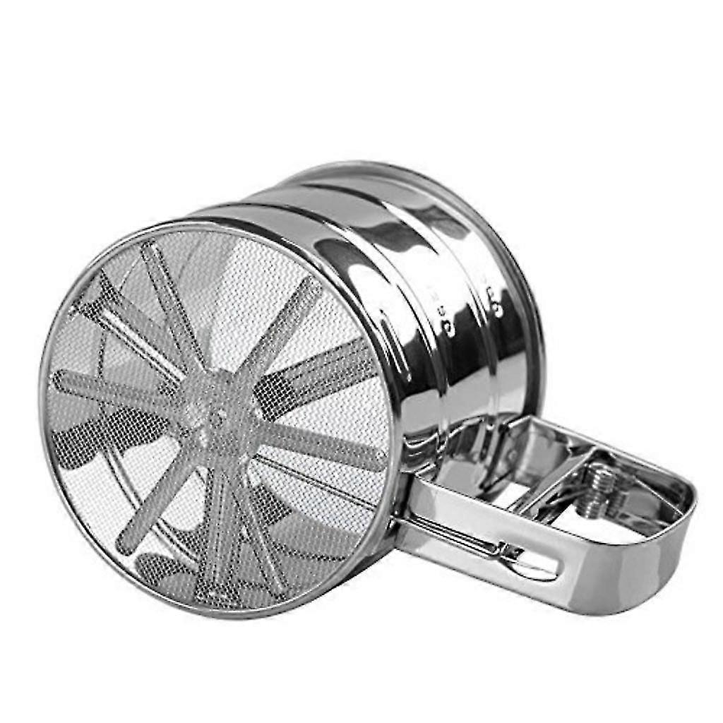 New Stainless Steel Flour Sieve Filter Baking Icing Sugar Powder Strainer