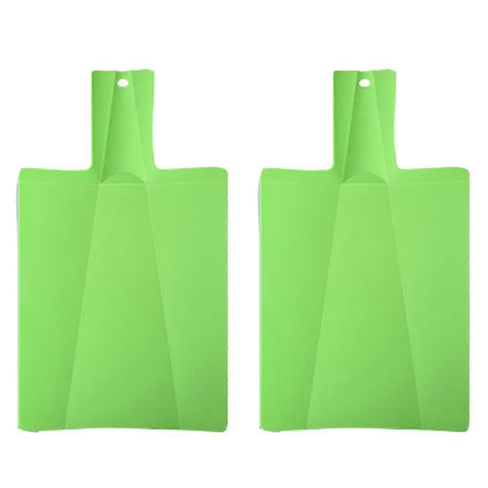 2pcs Folding Plastic Cutting Board Non Slip For Kitchen 11*21.5*38.2cm