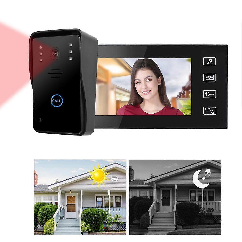 7in TFT Video Photo Camera Doorbell Home Security Intercom Access System