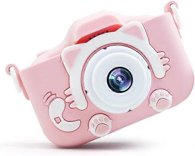 Mini Cartoon Kitten digitale Camera Toy (roze)