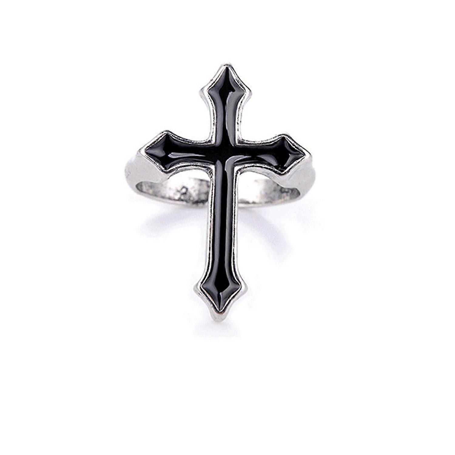 Women's Retro Punk Ring (Cross)
