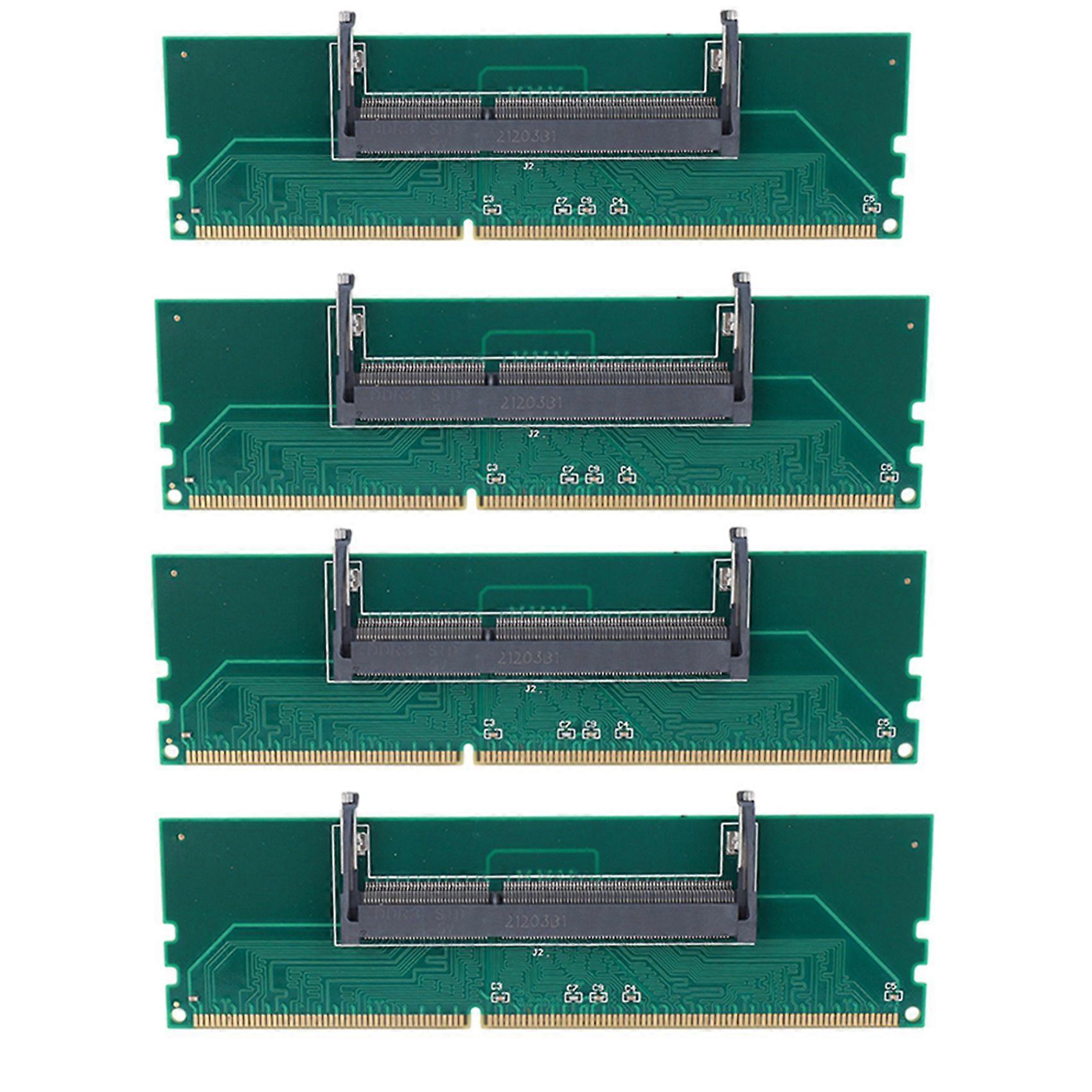 4X DDR3 Laptop SO-DIMM to Desktop DIMM Memory RAM Connector Adapter DDR3 New Adapter of Laptop Inte