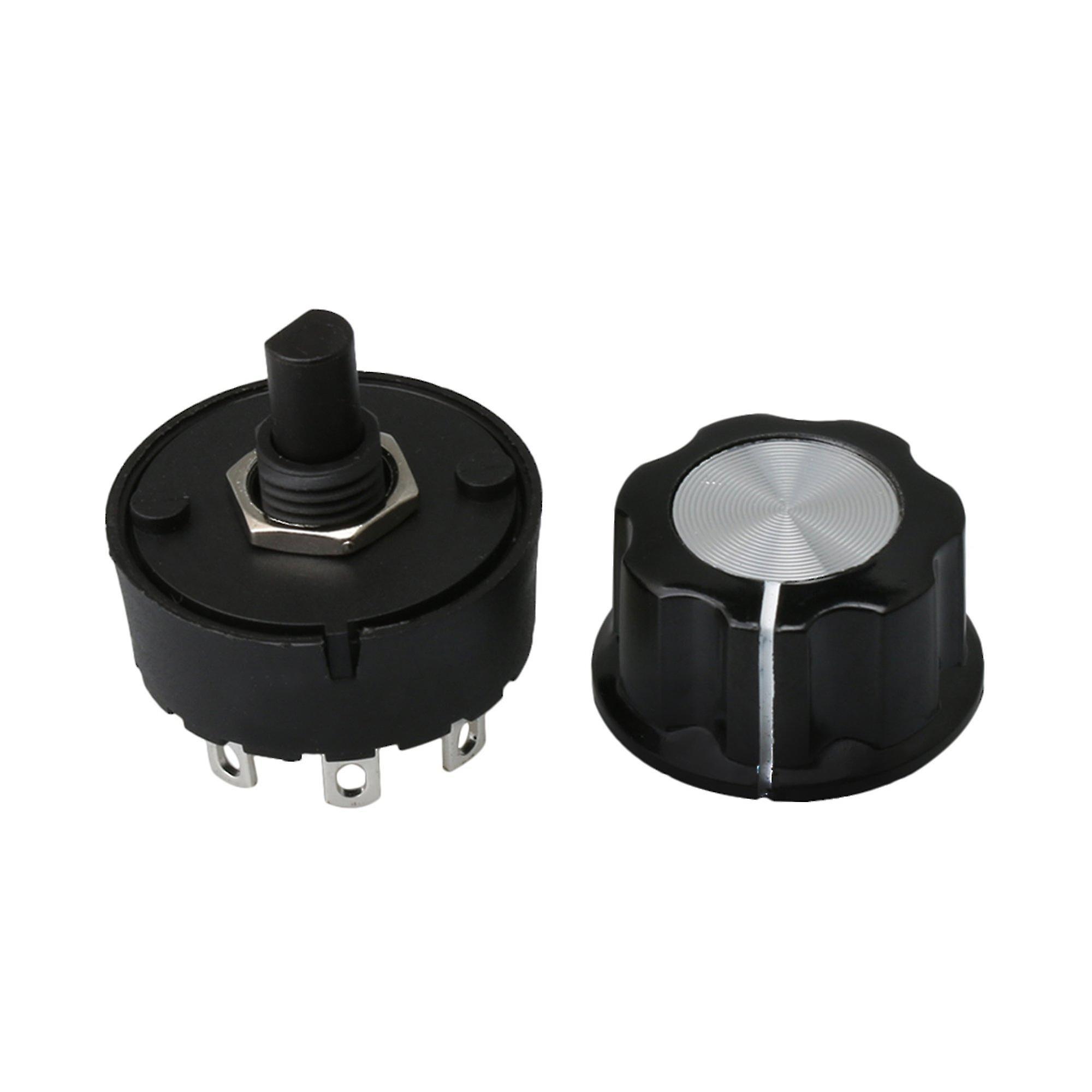 Specialty Electrical Switches Relays 5 Positions 4 Ways Selector Rotary Switch With Knob For Home Appliance