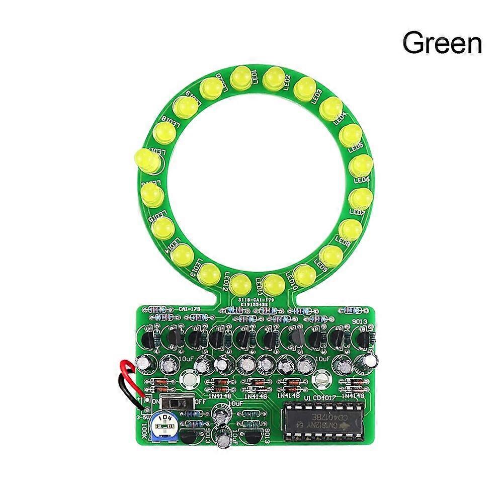 LED Flashing Lights Soldering Practice Board CD4017 Water Flowing Led DIY Kit for SMD SMT Welding Practice