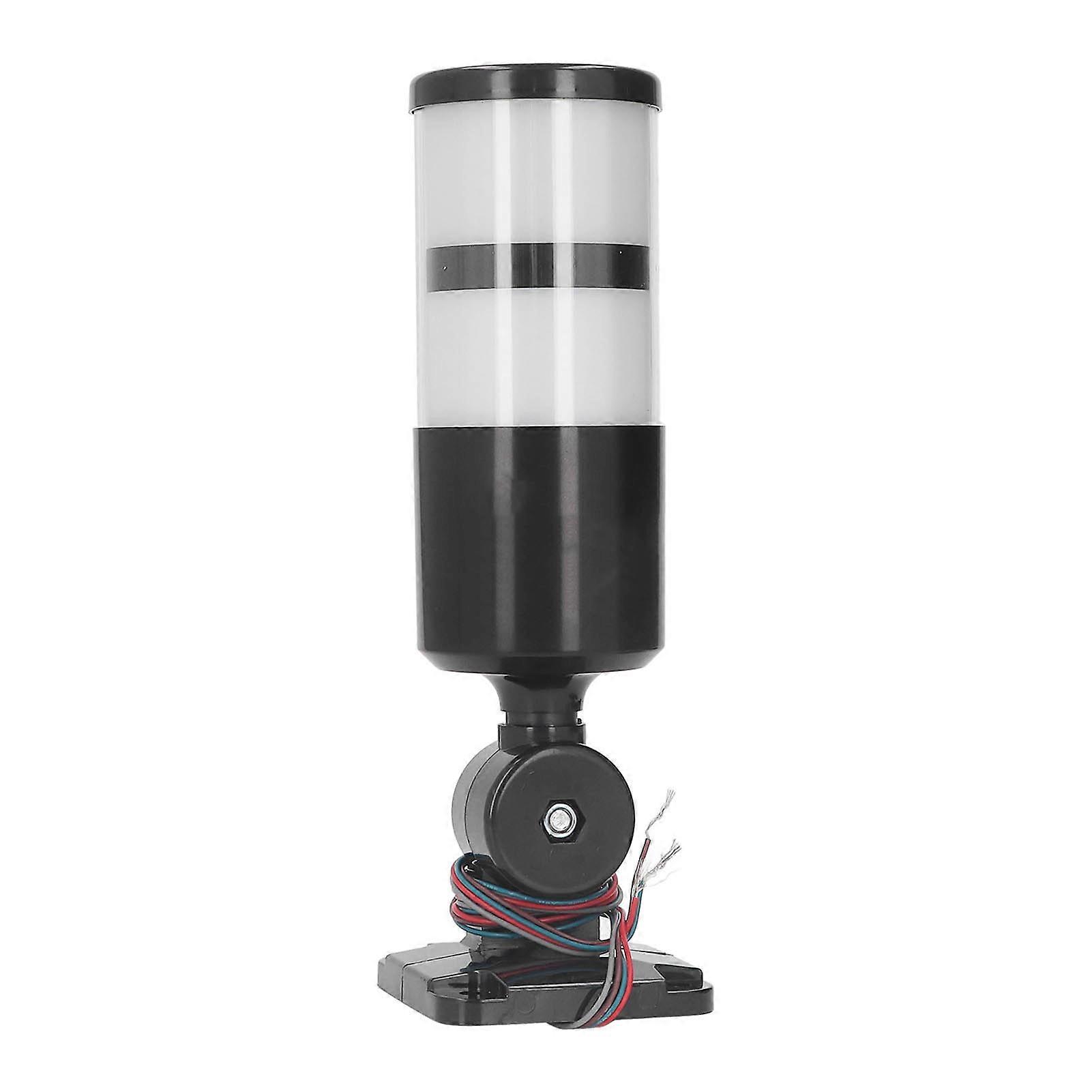BERM LED Signal Tower Stack Light Industrial Warning Buzzer Column Lamp Steady Foldable 2 Layer 12?24VDC Universal