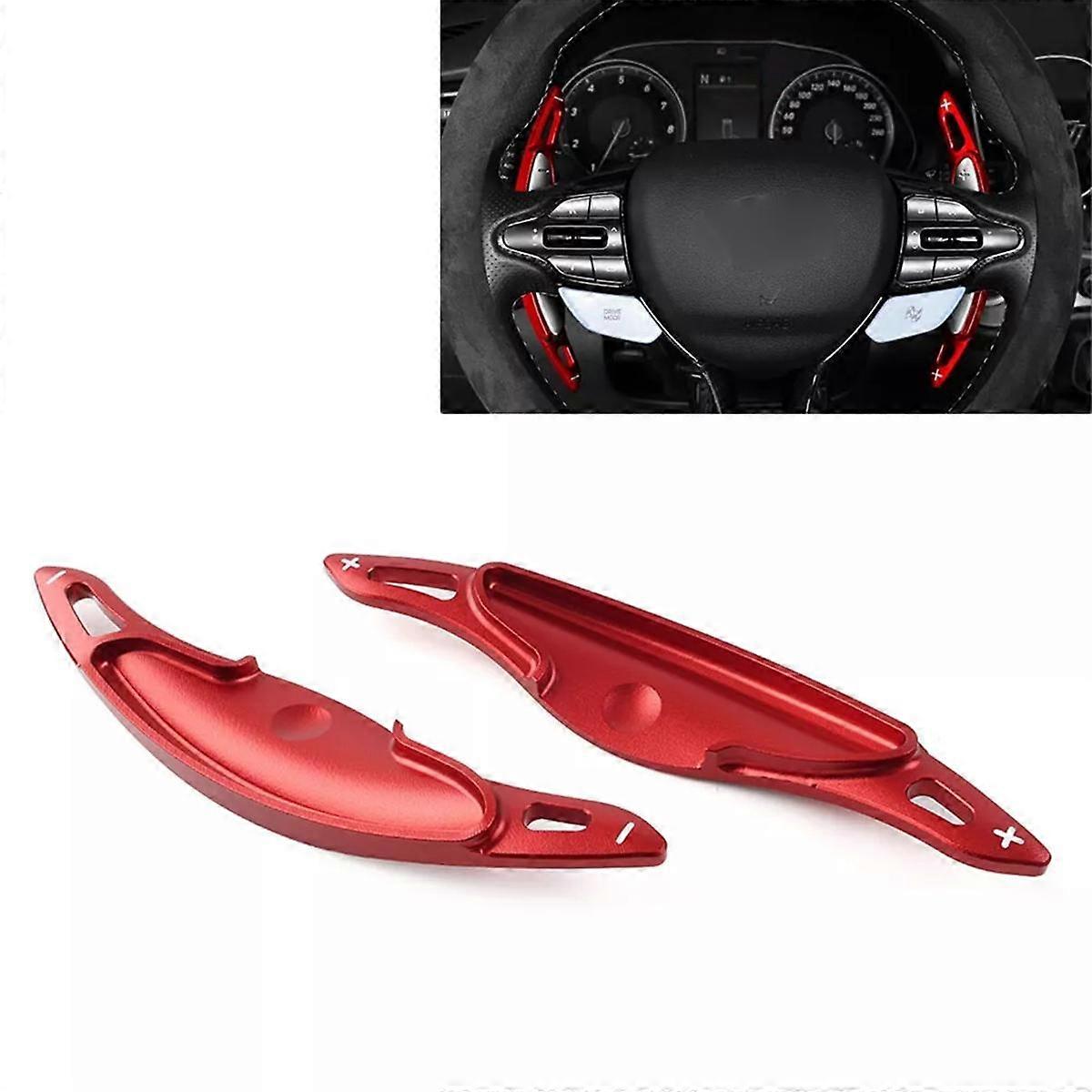 Car Interior Steering Wheel Paddle Shifter Extend Accessories for I30 Red