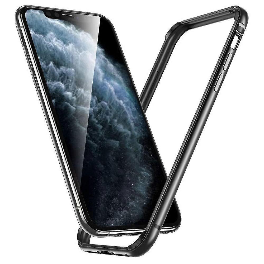Custodia paraurti compatibile per 11 Pro, armatura con telaio in metallo e paraurti interno morbido