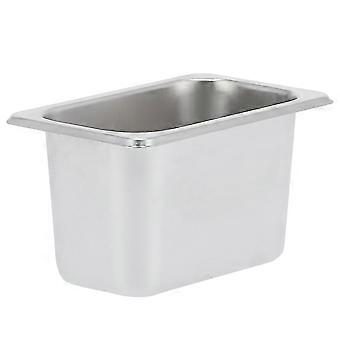 Stainless Steel Food Bowl Insulation Basin for Kitchen Buffet Canteen and Hotel Use