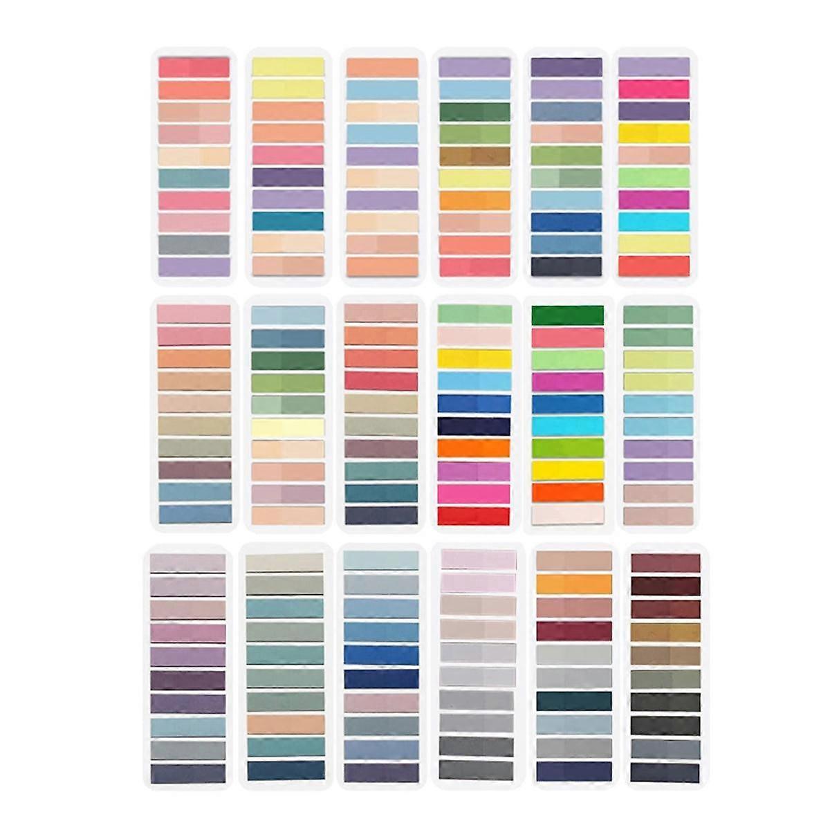 180 Colors Books Tabs for Annotating,Sticky Tabs Clear Sticky Notes, Morandi Page Markers for ,(360