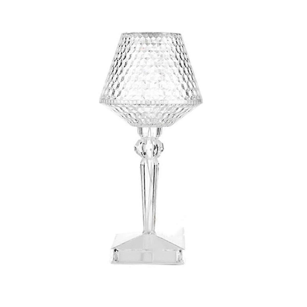 3 Colors Touch Crystal Table Lamp Usb Wireless Dimming Bedside Lamp Decorative Desk Lamp For Restau