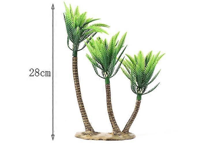Djur Dinosaur World Simulering Trädfigur Konstgjord dekoration Samlare Leksak Simulering Växt Bord Scen Plast Träd Modell