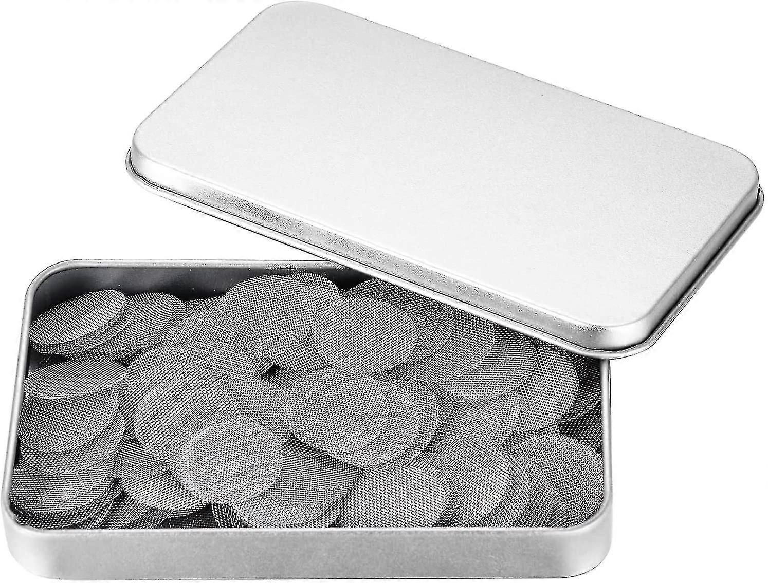 200 יחידות מסכי צינורות, מסך צינורות נירוסטה, מסך צינורות 3/4 (0.75 אינץ') עם קופסת אחסון מתכת