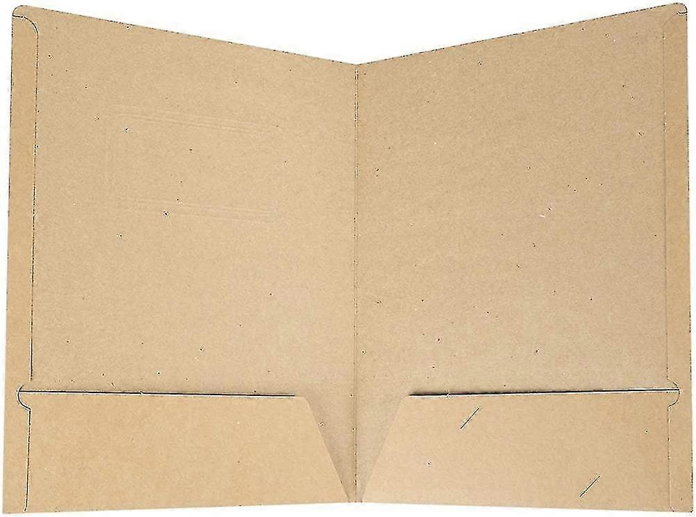 10 Pack Cardboard Folder With Flap A4 Kraft Paper Liners Insert File Folder
