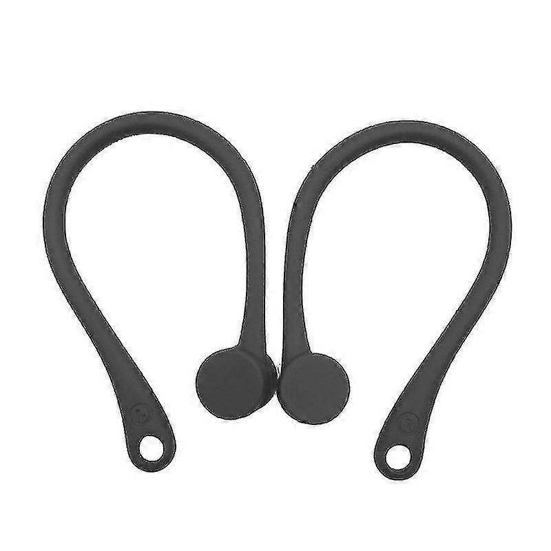 1pair Soft Silicone Anti Dropping Rope Strap Anti Lost Earhook Loop String For_s