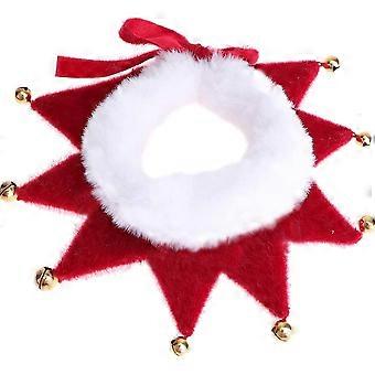 Christmas Pet Collar Adjustable Scarf Cat And Dog Collar Pet Clothing Accessories For Dogs,cats,puppies, Kittens(xl)