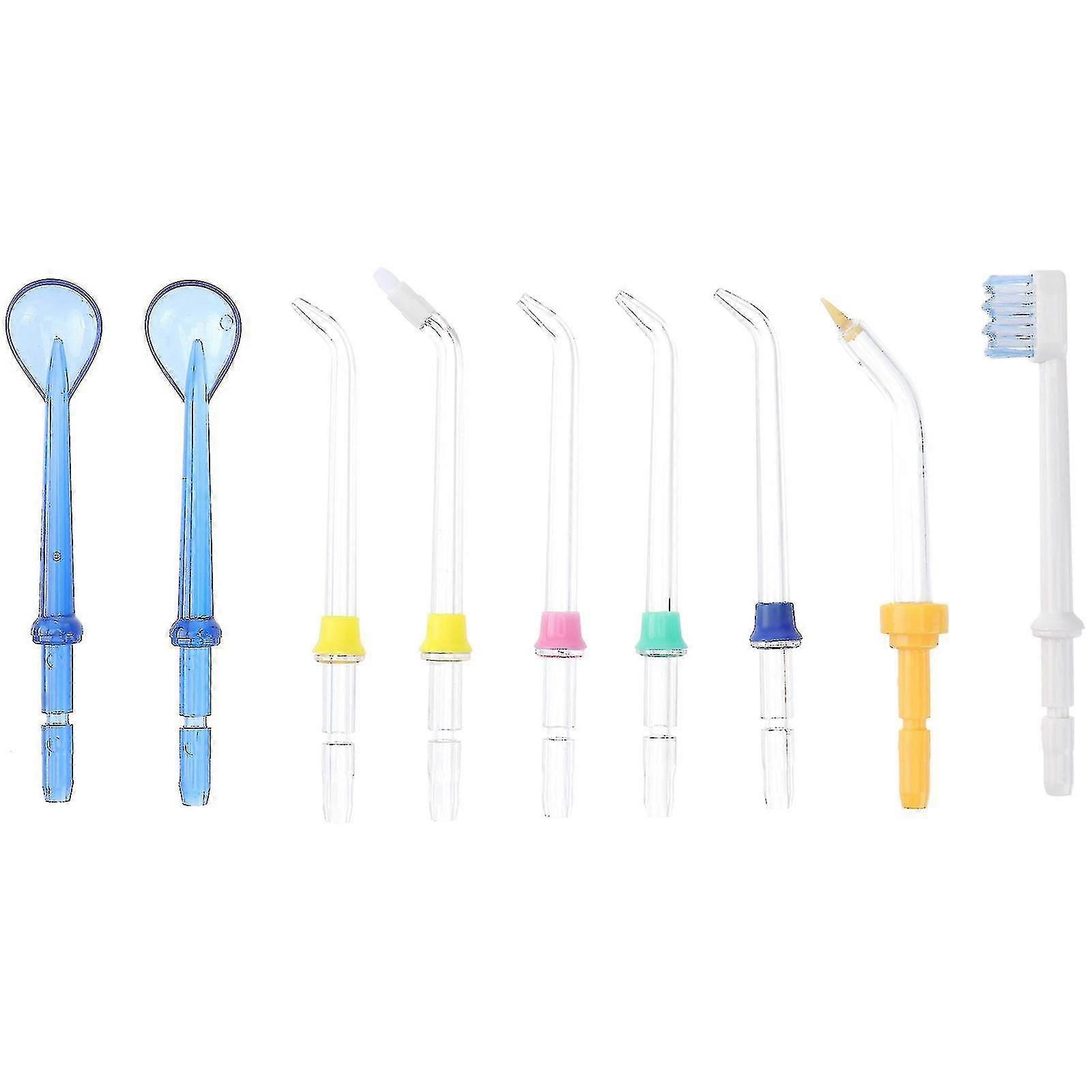 9pcs Dental Tools Water Floss Replacement Head Water Floss Nozzle