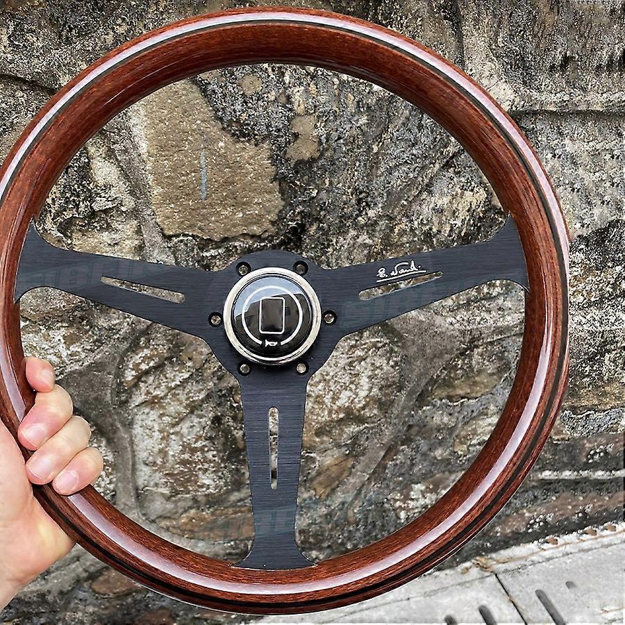 Universal Nardi Wood Style Racing Steering Wheel 14inch Classic