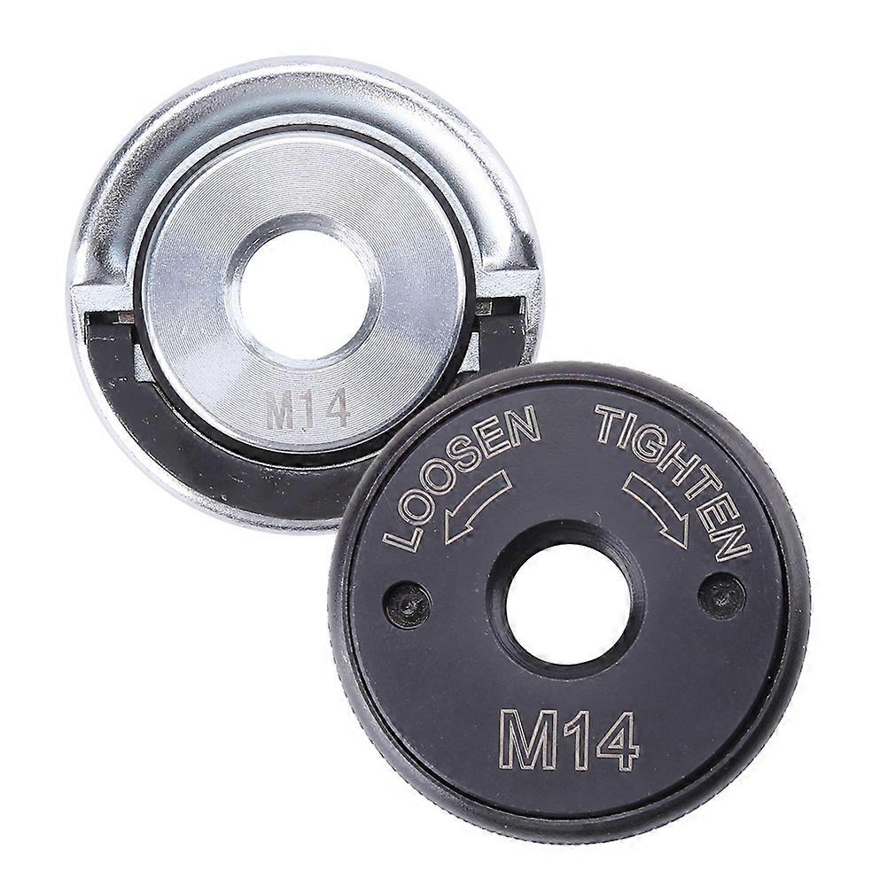 Angle Grinder Nuts Flange Nuts Set M14 Thread For Quick Clamping Locking Release Change Angle Grinder Accessories