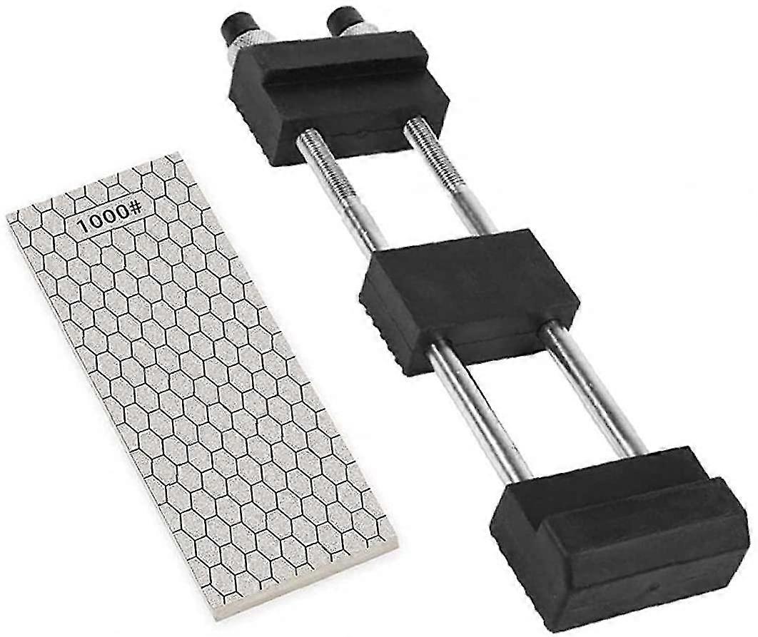 xceedez sharpening stone holder adjustable sharpener size non-slip base durable fixing grid stone stone durable hand tool