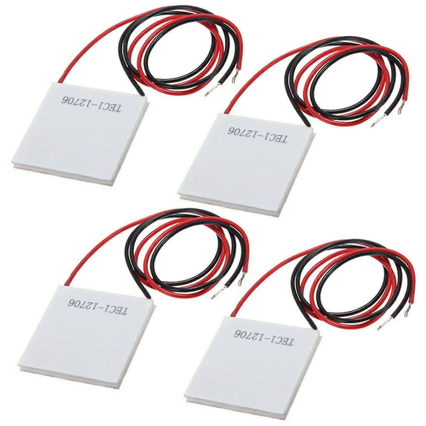 4x 12v 5.8a 65w Tec1-12706 Thermoelectric Cooler Cooling Peltier Plate Module 40x40mm